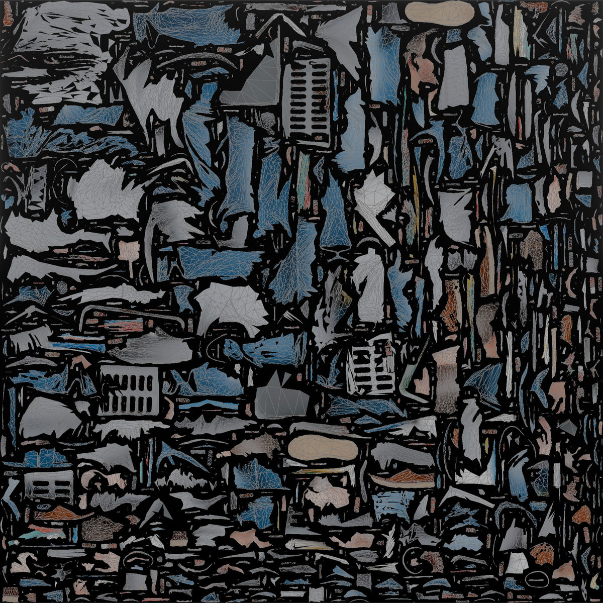 Father Carrying A Laundry Basket Full Of Folded Clothes On One Hip - UV layout, base color map