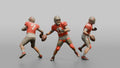 Quarterback Releasing a Sidearm Pass