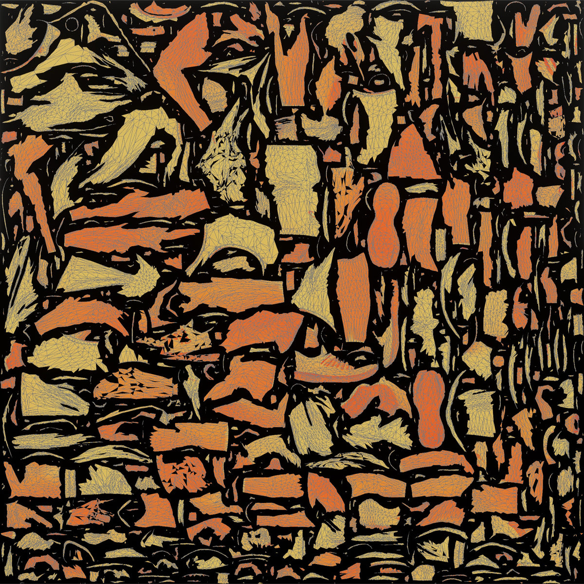 Stocky Young Lebanese Man Jogging on a Park Trail - UV layout, metallic roughness map
