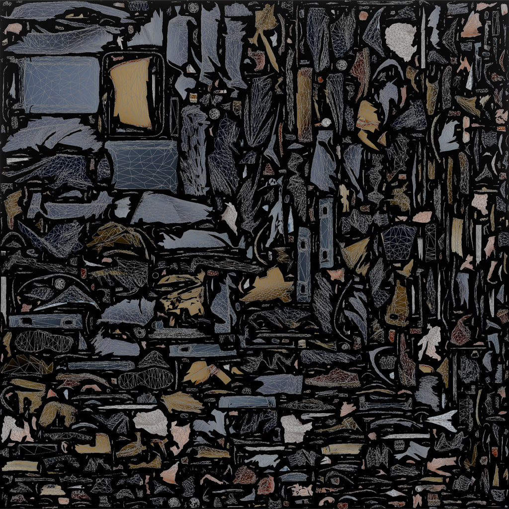 Elderly Man with Glasses Walking with Backpack and Carry-On