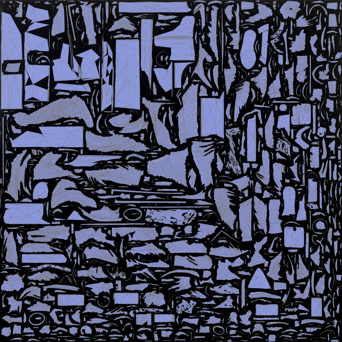 Young Chinese Man Relaxing on a Bench with Phone - UV layout, normal map