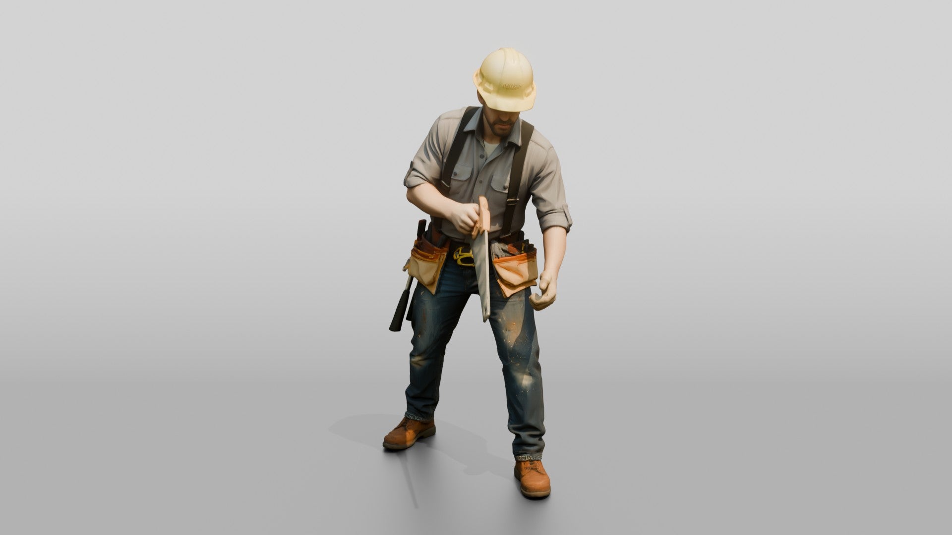 Construction Worker Man 01