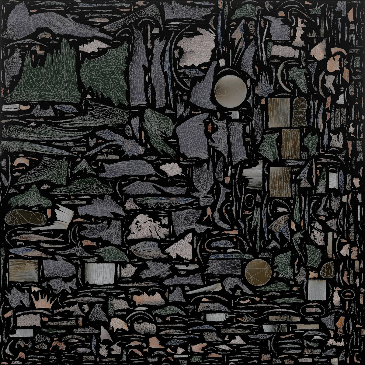 Grandmother Carrying A Watering Can For Her Garden - UV layout, base color map