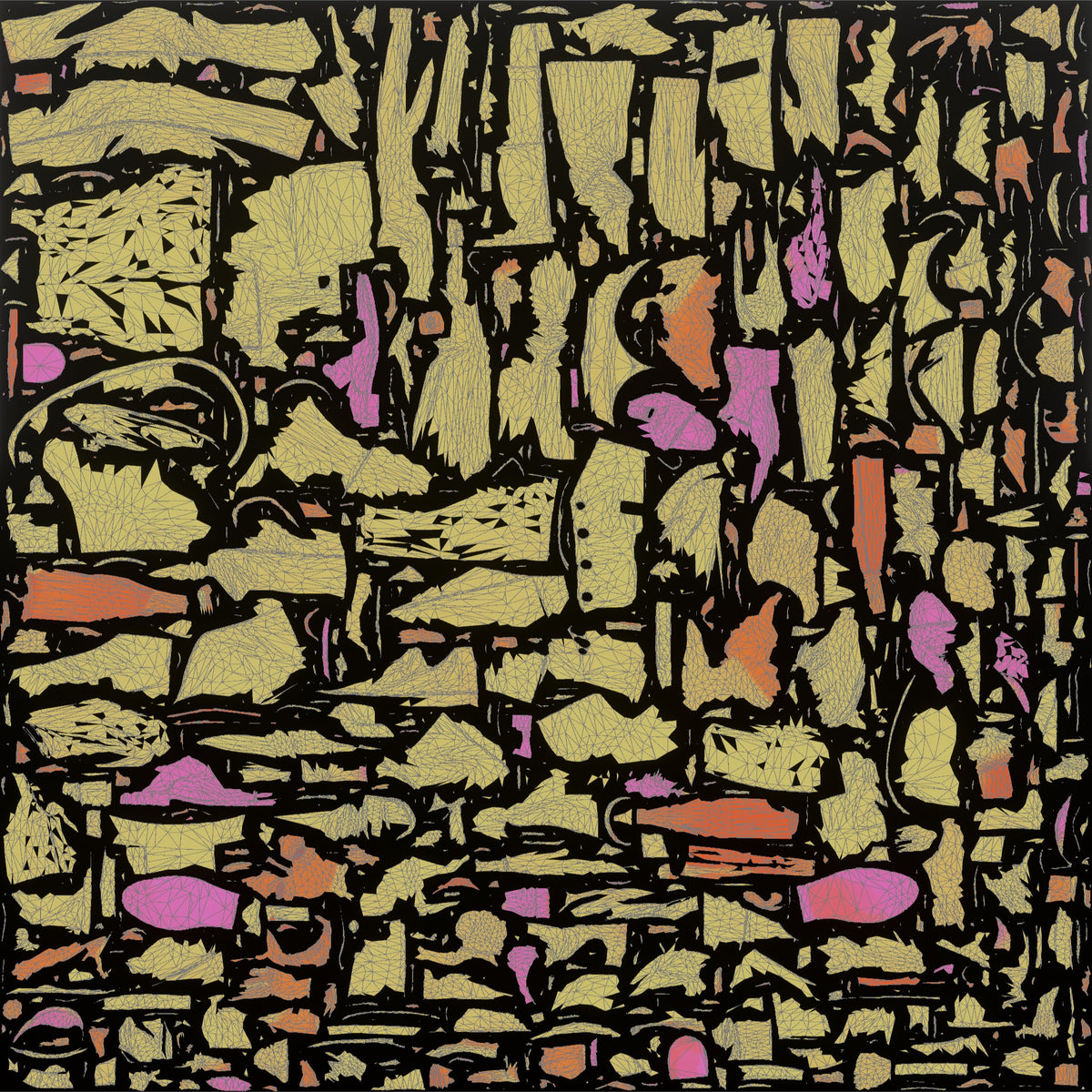 Cocktail Server Woman Holding A Bottle Of Champagne - UV layout, metallic roughness map