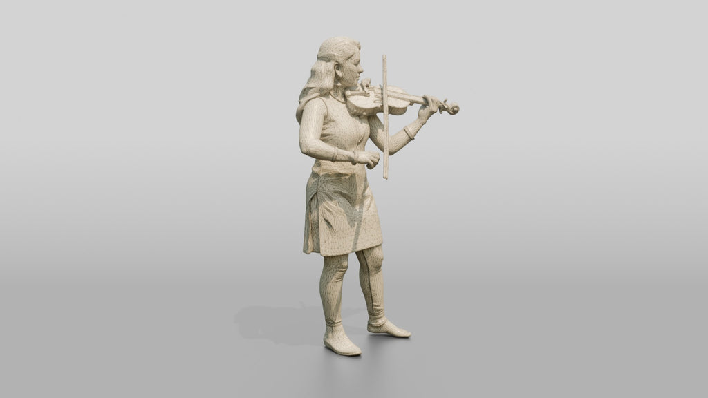 Fusion Violinist Playing Electric Violin
