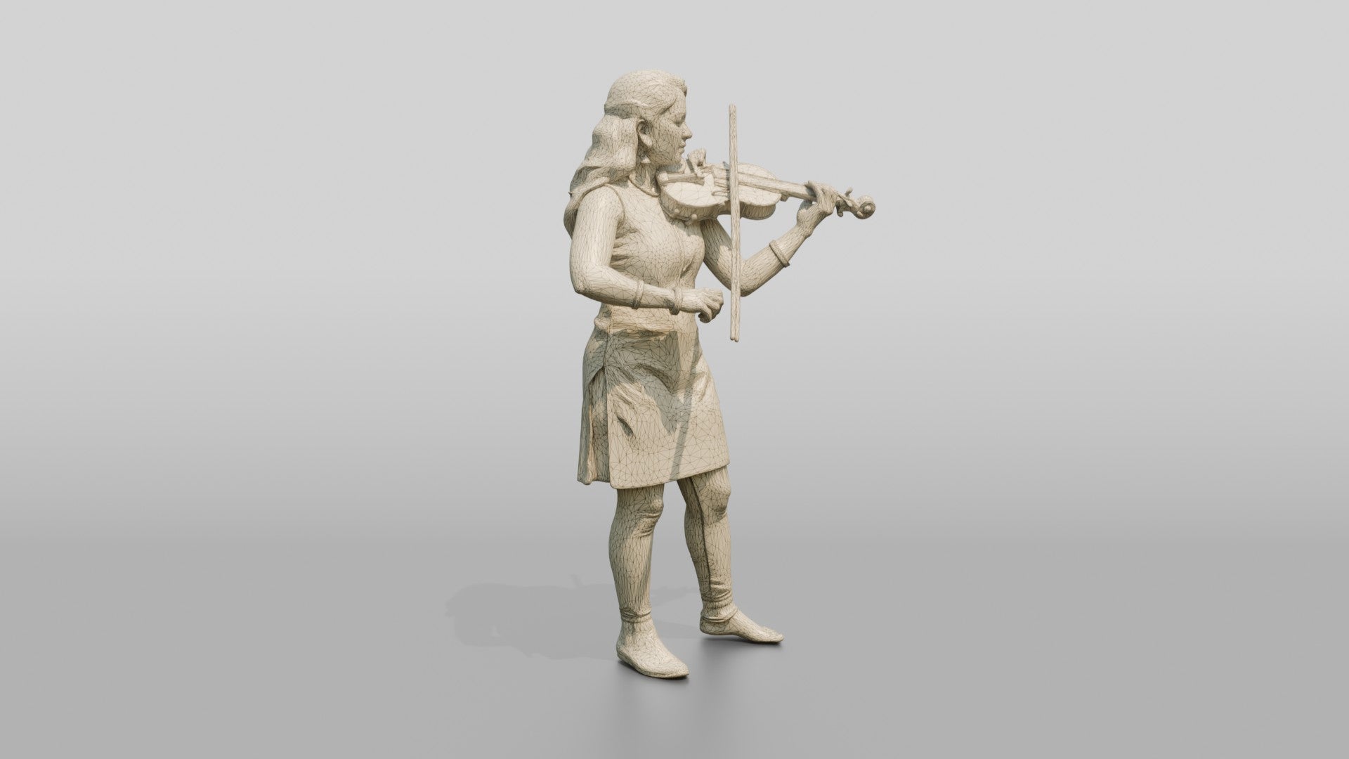 Fusion Violinist Playing Electric Violin