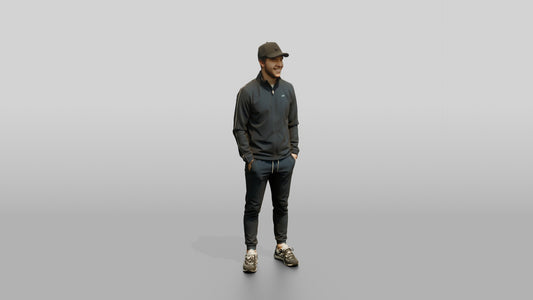 Sporty Athleisure Man 01 - 3D character model, view 1