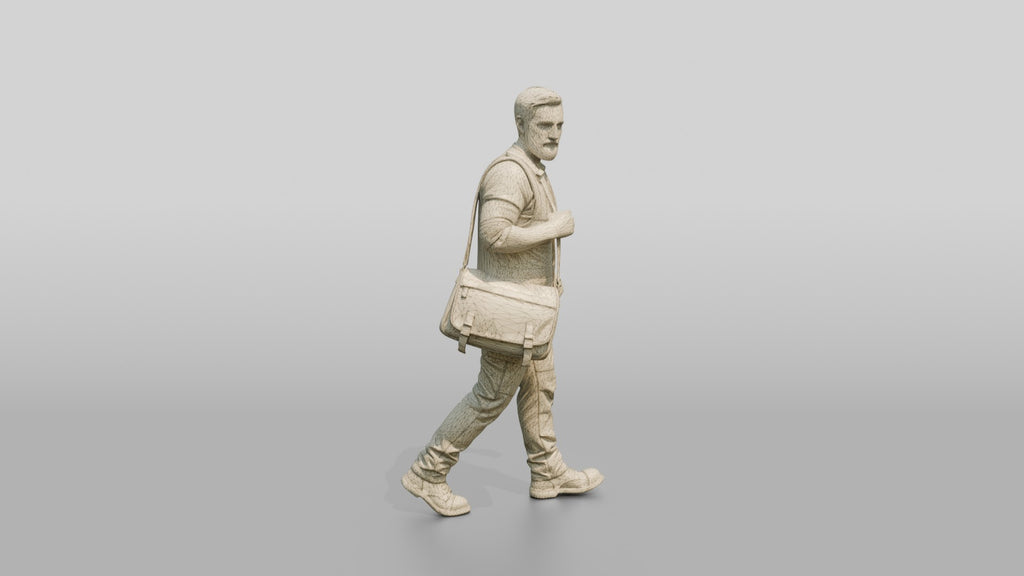 Courier in Hi-Vis Vest