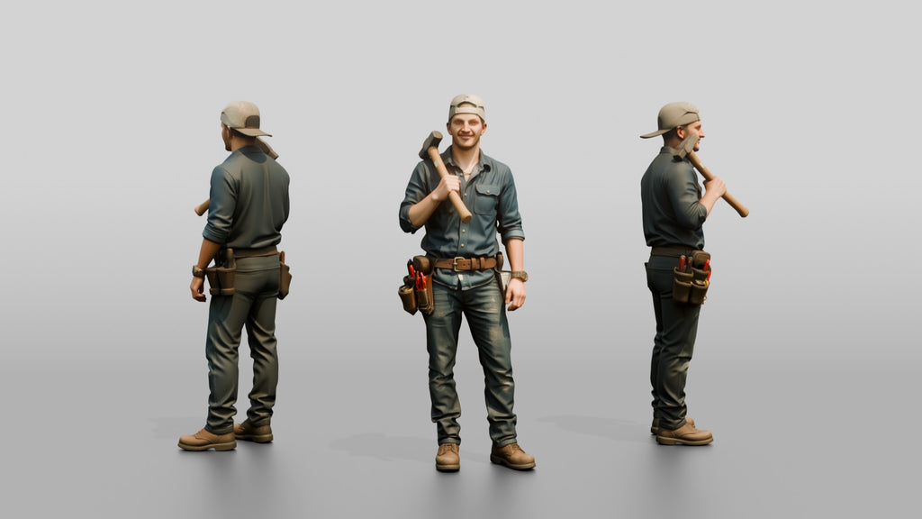 Construction Worker Man 86