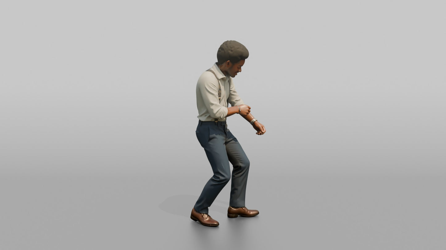 Wedding Guest Rolling Up His Sleeves to Dance