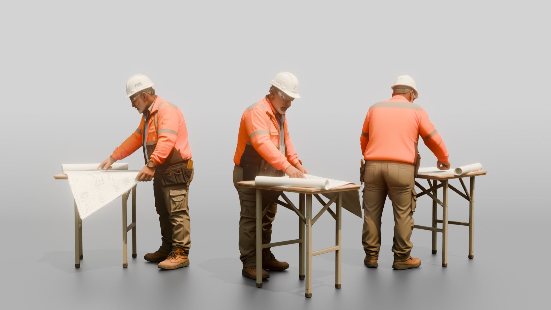 Construction Worker Man 45