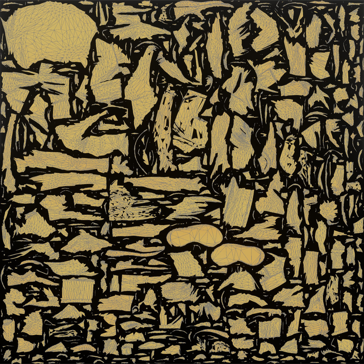 Fitness Influencer Man Standing Relaxed, Arms Crossed Loosely - UV layout, metallic roughness map