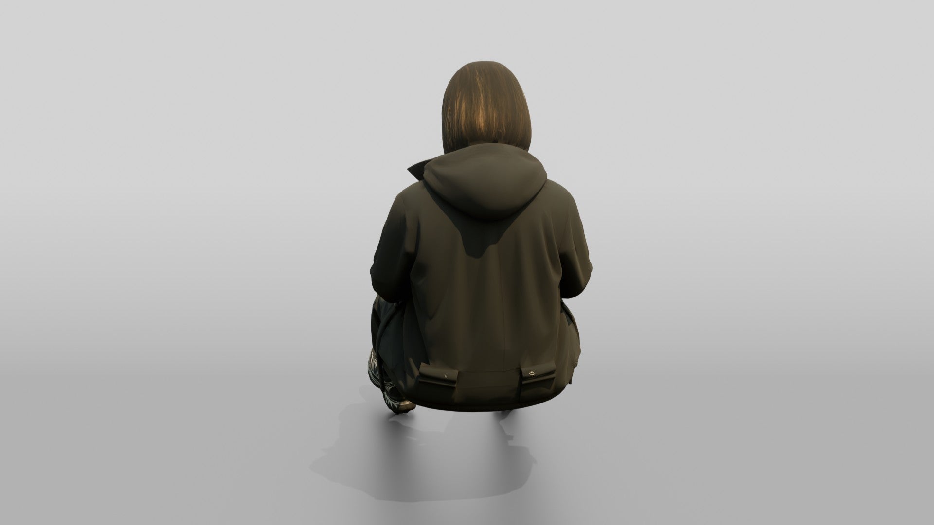 Techwear Woman Scrolling Her Phone