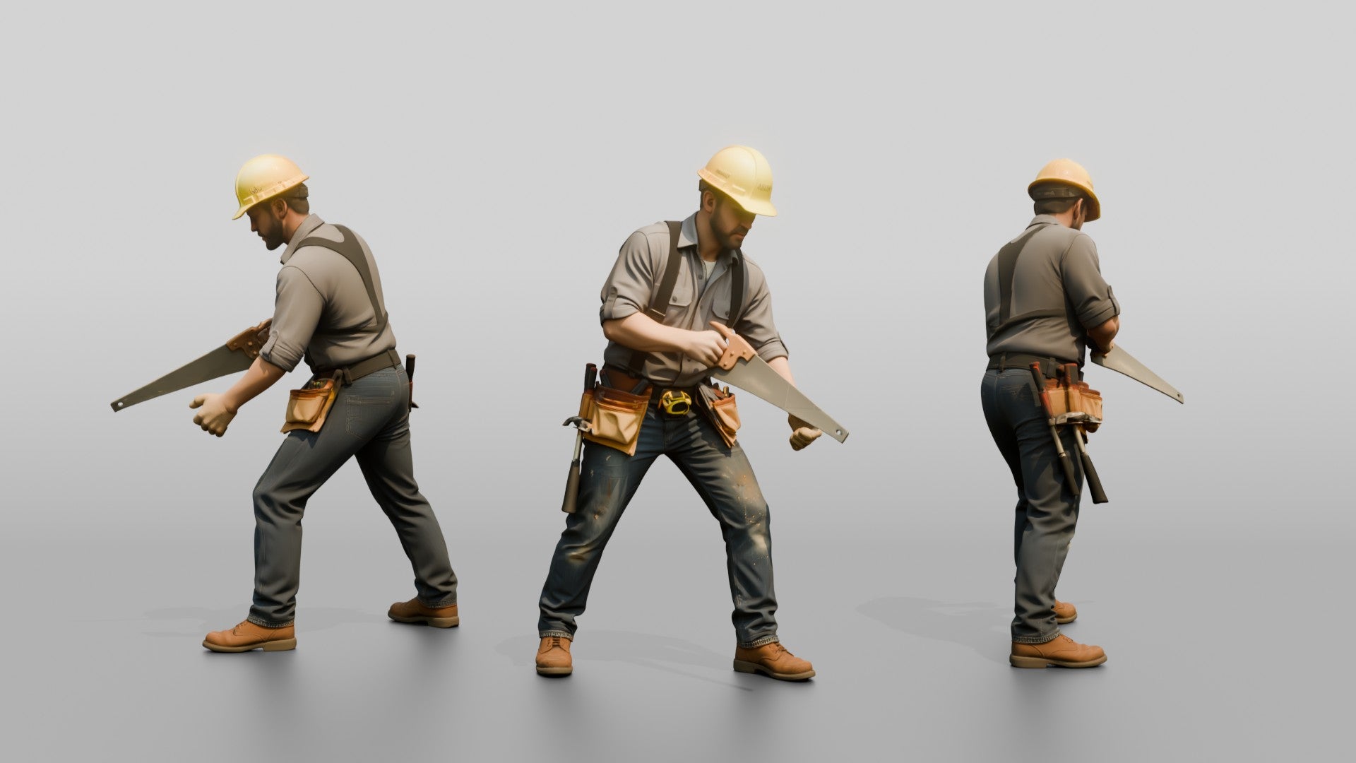 Construction Worker Man 01