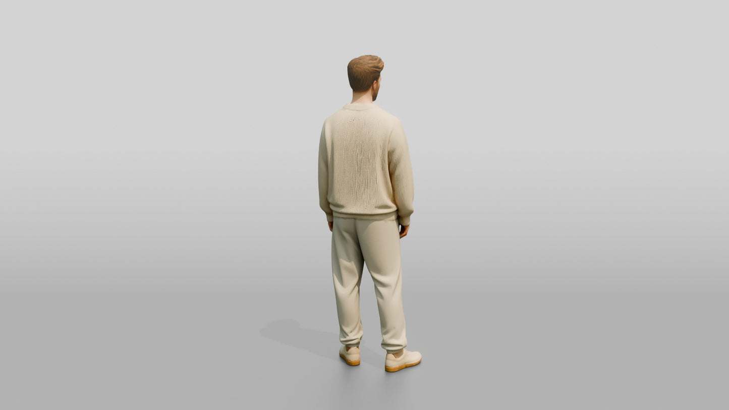 Cozy Oversized Casual Man 07