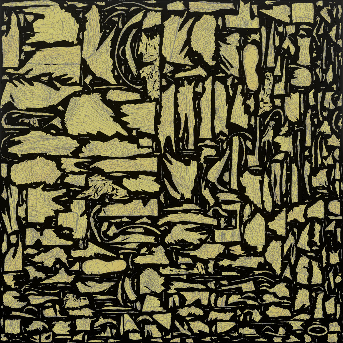 Woman Customer Holding A Folded Scarf - UV layout, metallic roughness map