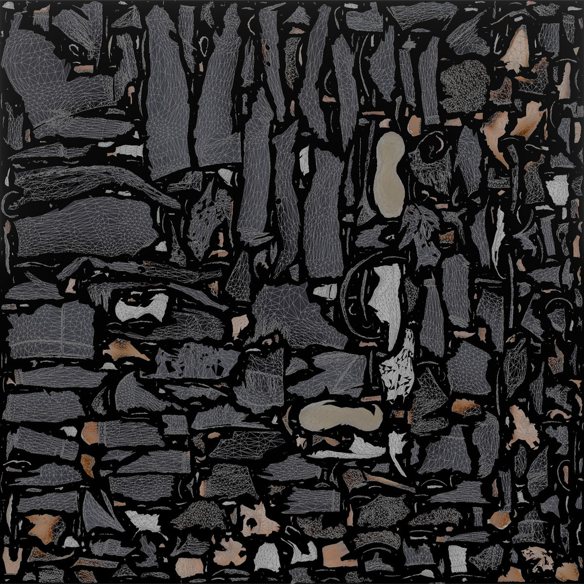 Fitness Influencer Woman Standing At A Slight Angle - UV layout, base color map