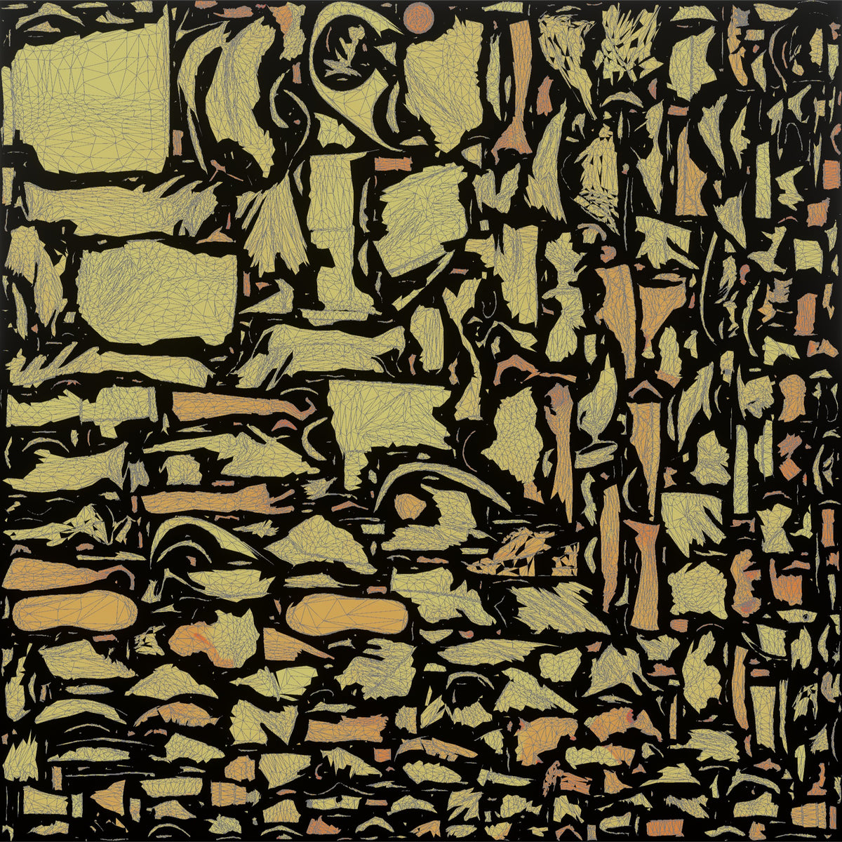 Server Woman Holding A Pepper Grinder, Mid-grind - UV layout, metallic roughness map