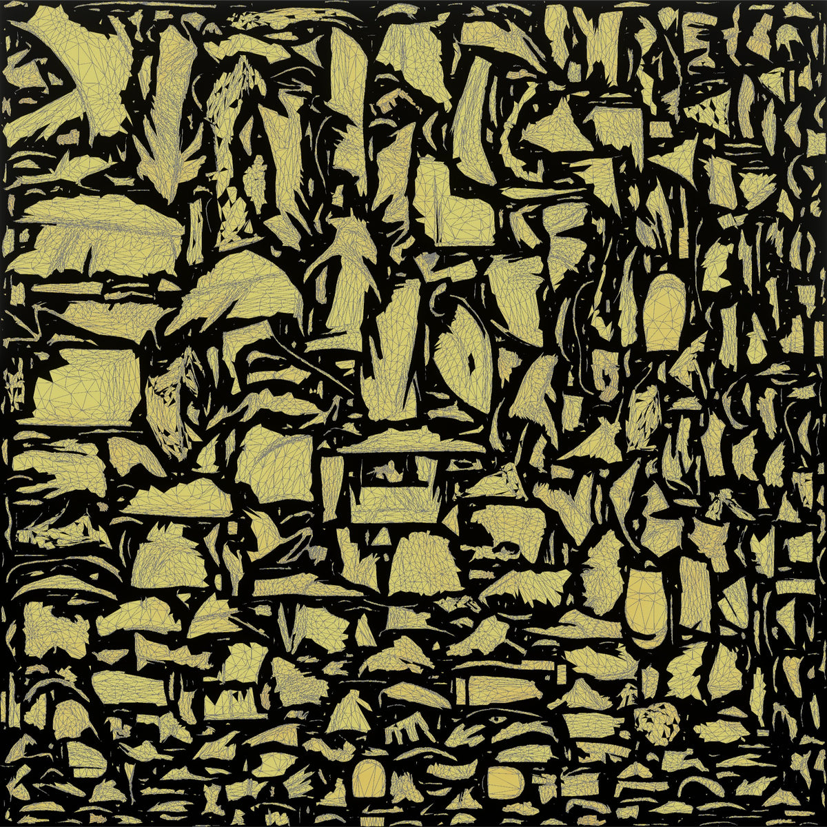 Worker in Canvas Apron - UV layout, metallic roughness map