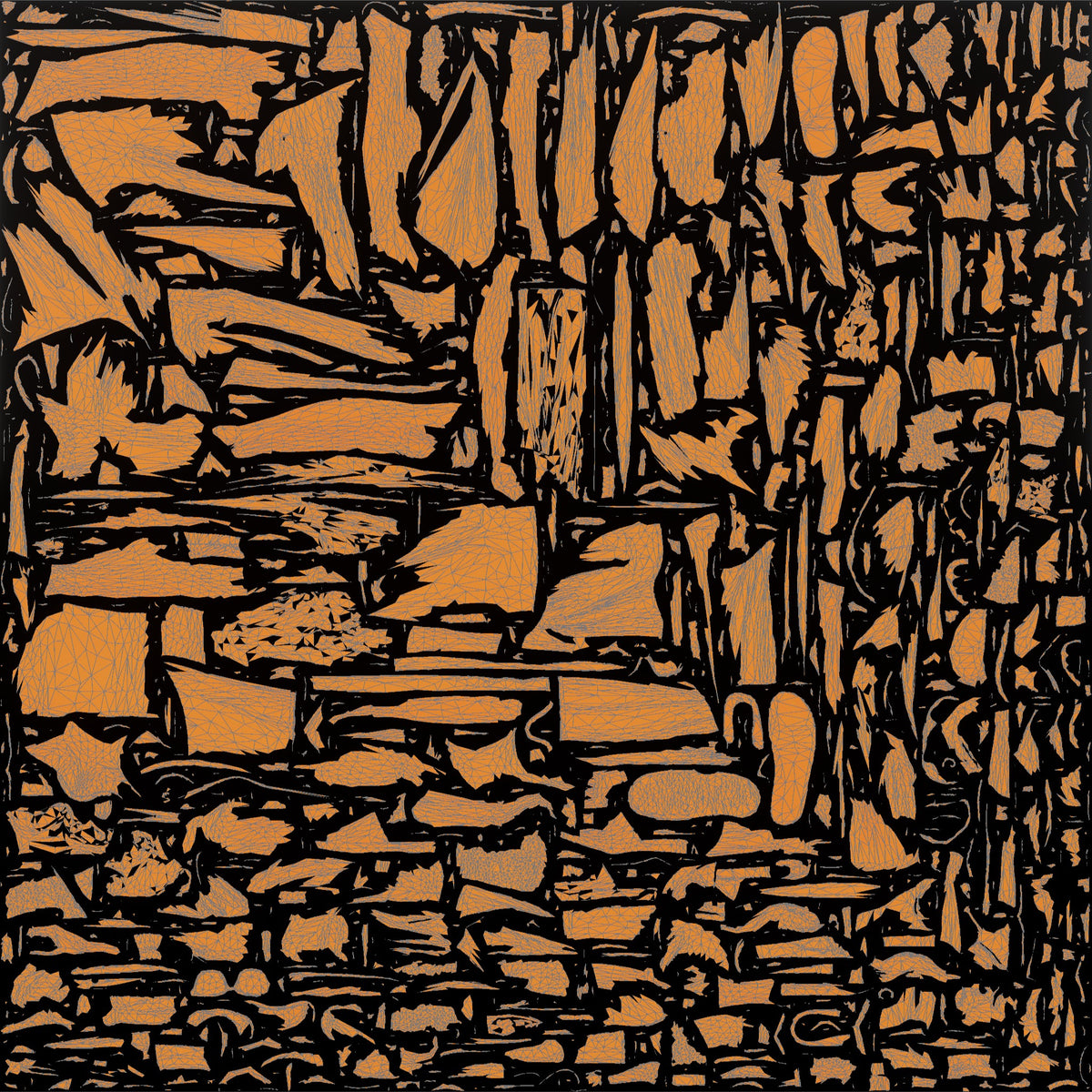 Woman Walking in Sunglasses with Straw Tote - UV layout, metallic roughness map
