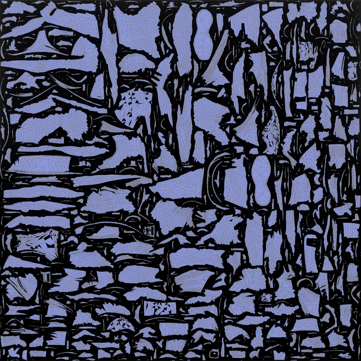 Woman Catching Breath Post-Workout - UV layout, normal map