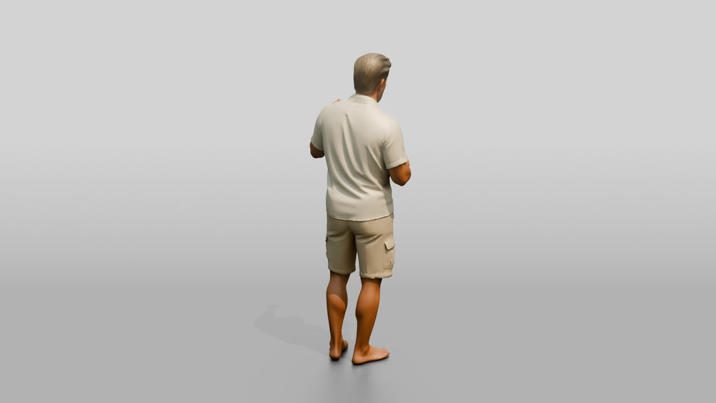 Older Man Dancing with a Beer