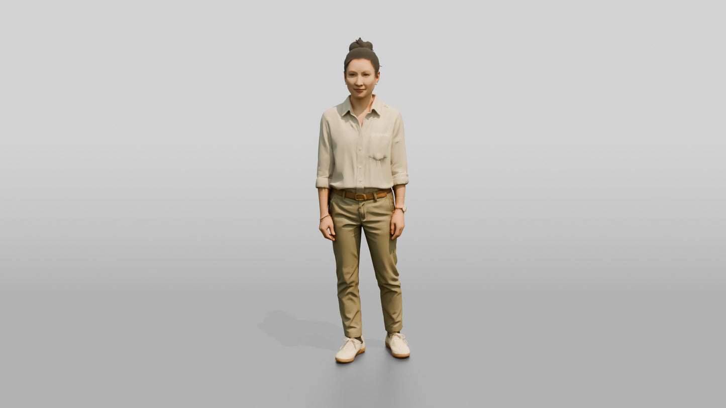 Businesswoman in Smart Casual Attire