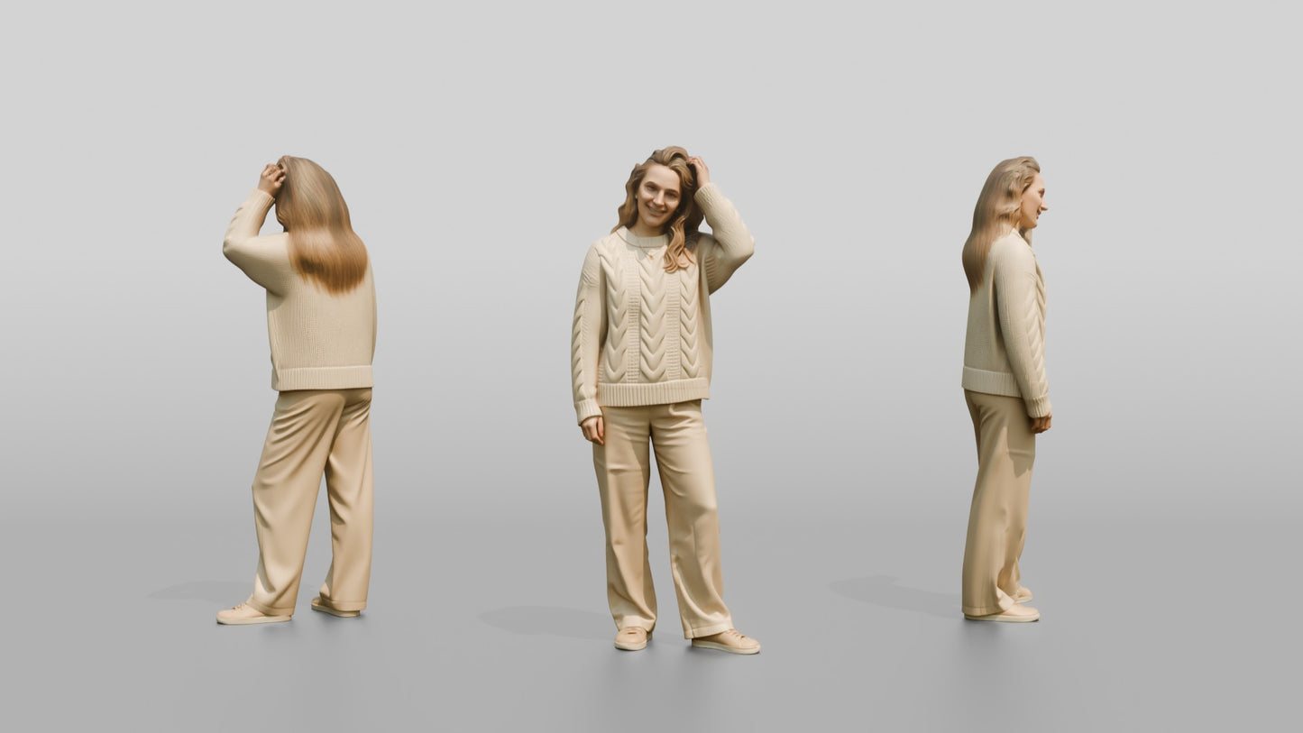 Cozy Oversized Casual Woman 10