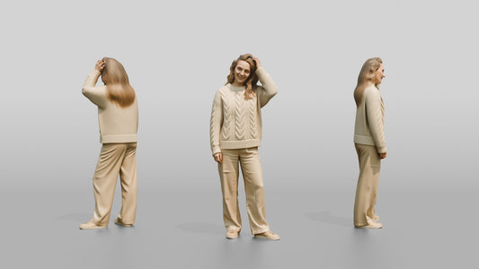 Cozy Oversized Casual Woman 10